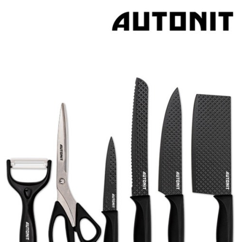 오토닛칼세트 블랙프리미엄 6종 나이프세트 AU-8K6P