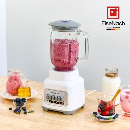 [아이제나흐] 2IN1 레트로 글라스 대용량 믹서기 1.5L EZH-666QEWR
