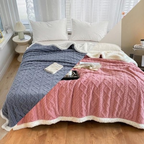 버팔로 타프 양털 이불