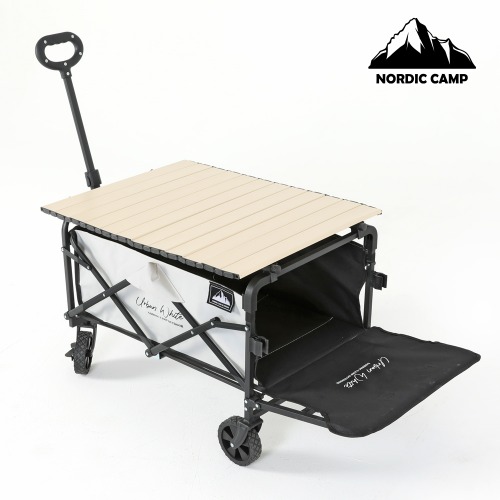 [노르딕 캠프] 어반화이트 프리미엄 테이블 웨건 NOR-UT1000A