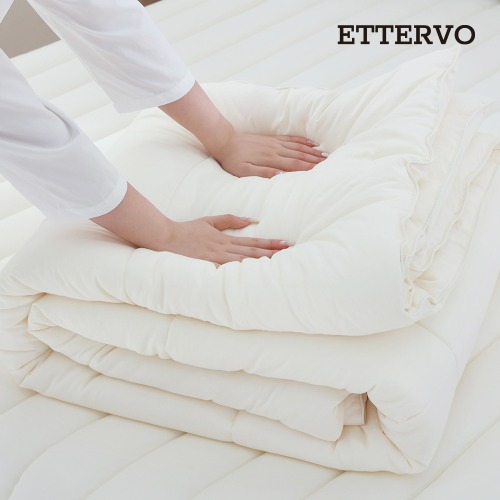 ETTERVO 에떼르보 다몬 프리미엄 차렵이불 SS 크림바닐라