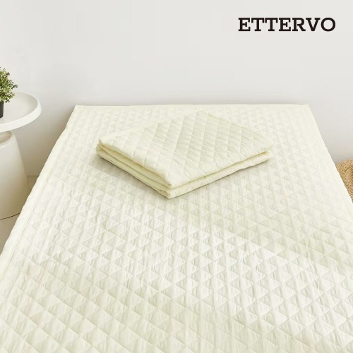 ETTERVO 에떼르보 다몬 프리미엄 차렵패드 SS 크림바닐라